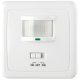 Detector de movimiento compatible con LED 160º empotrar pared en caja universal Elecman