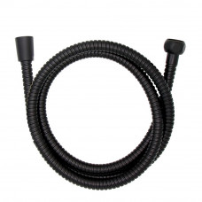 Flexo de ducha de acero inoxidable 150 cm negro
