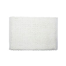 Alfombra de baño blanca 50x75cm