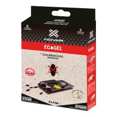 Ecogel cucarachas kit 6 trampas 15g