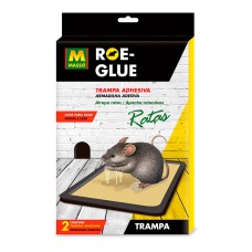 Roe-glue trampa adhesiva para ratas 2 unid. 231556 massó