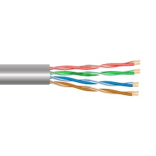 Cable utp rigido categoria 6 n° pares 4 uso profesional alta velocidad 10/100/1000 mbs euro/m