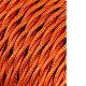 Cable textil trenzado 2x0,75mm c-12 oro seda 25m