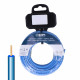 Carrete cablecillo flexible 1,5mm azul libre de halógenos 15m