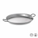 Paellera tradicional de acero pulido ø60 cm (20 personas)