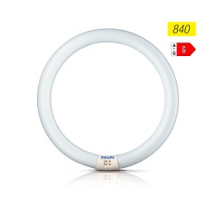 Tubo fluorescente circular 32w ø30cm trifosforo 840k luz dia philips