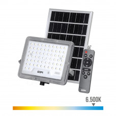 Foco proyector solar slim 100w 1.200lm 6.500k edm