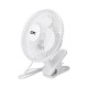 Ventilador de pinza. color blanco 15w ø21cm