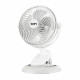 Mini ventilador recargable con pinza y base, 3 w, ø 17 x 18 x 28 cm