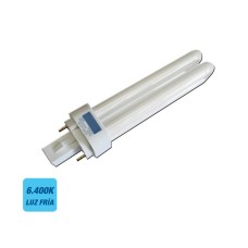 Bombilla bajo consumo lynx 13w 2 pins g24d-1 6400k luz fria 13,1cm edm