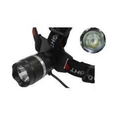 *ult.unidades* linterna de cabeza frontal 1 led cree 3w 150lm con zoom. edm