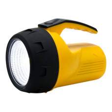 Linterna led de mano 180 lm, 4 x aa (no incluidas), amarilla, ø80 x 143 mm