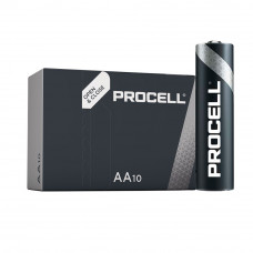 Pila alkalina procell duracell aa - lr06 1,5v (caja 10 unid.) ø14,5x50,5mm