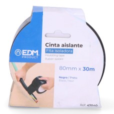 *ult.unidades* cinta aislante xl 30m x 80mm negra edm