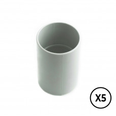 Manguito gris ø 25 mm, 5 unidades