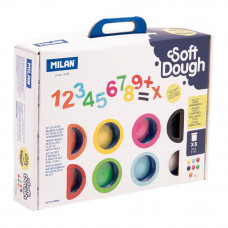 Maletín 8 botes 59g. pasta blanda soft dough c/herramientas 