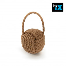 Tope textil sujetapuerta 1kg nudo natural. inofix