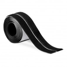 Rollo adhesivo de cierre de gancho y bucle 20mm x 1,5m. negro, 2144-3, inofix
