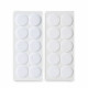 Discos adhesivos de cierre de gancho y bucle ø20mm. blanco, 2146-2, inofix