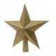 Estrella dorada para arbol de navidad 19x4,2x19cm
