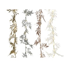 Guirnalda a pilas fija 30 microleds decorativa hojas luz blanco calido 2m colores / modelos surtidos