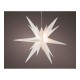 Estrella blanca iluminada ø40x40cm 6 leds