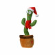 Cactus navideño bailarin con música. basics