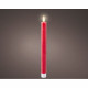 Pack de 2 unidades de vela de color rojo, ø2,2x24,5cm. lumineo