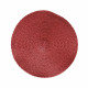 Salvamantel color rojo redondo, ø38x0,2cm. basics