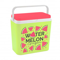 Nevera de camping 24 l, estampado sandías