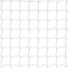 Rollo de malla ligera cadrinet color blanco 1x25m cuadro: 10x10mm faura