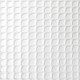 Rollo de malla ligera cadrinet color blanco 1x25m cuadro: 4,5x4,5mm nortene