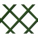 Celosia de plastico 1x2m color verde perfil de listones 22x6mm
