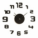 Reloj adhesivo negro ø35 cm caison