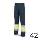 Pantalon poliester/algodón bicolor alta visibilidad azul/amarillo talla 42 388pfxyfa/42 marca