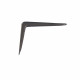 Escuadra plus plm02 negro 150 x 125 mm