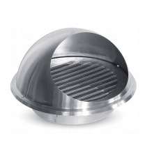 Rejilla ventilación acero inox copa empotrable ø100 mm