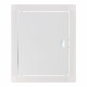 Tapa de registro rectangular empotrable acero blanco 20x25cm