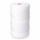 Cordón trenzado poliéster granete blanco, calibre 6 mm x 200 m