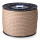 Cuerda yute natural 3 cabos calibre 6 mm x 200 m