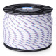 Cuerda driza trenzado poliéster blanco distintivo, calibre 6 mm x 300 m