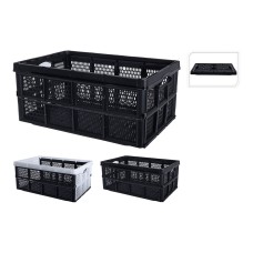 Caja multiusos plegable 60l colores surtidos (negro o blanco) 60x40x30cm