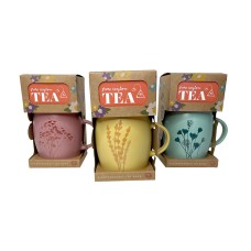 Taza de té modelos surtidos con té incluido.