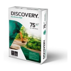 Pack con 500 hojas de papel multifunción discovery dina4 75g