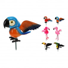 Pájaros de decoración para macetas diseños surtidos 125x140x670mm