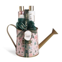 Cesta de baño forma de regadera g150+b150+sales 100g+ esponja