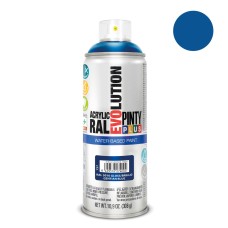 Pintura en spray pintyplus evolution water-based 520cc ral 5010 azul genziana