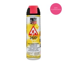 Pintura en spray pintyplus tech 650cc marcador 360° rojo t107