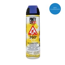 Pintura en spray pintyplus tech 650cc marcador 360° azul t118