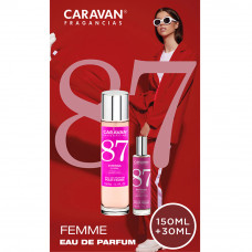 Estuche eau de parfum caravan nº 87, 150 + 30 ml señora